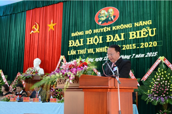 Đại hội Đảng bộ huyện Krông Năng